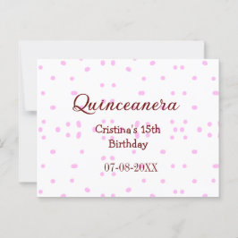 Postal Quinceañera años cumpleaños 15 agregar nombre punt