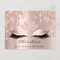 Quinceañeras Sweet 16th Bridal Rosa Gold Sparkly