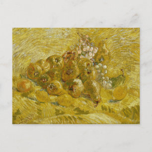 Postal Quinces Lemons orrea uvas de Van Gogh