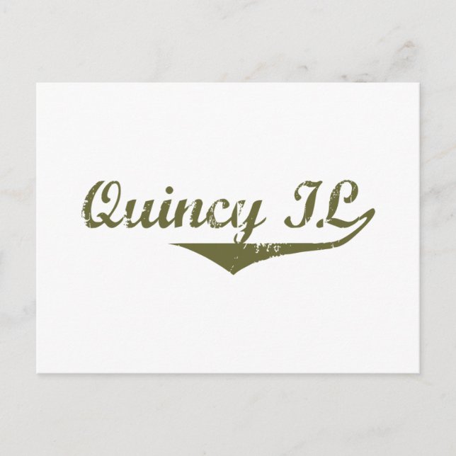 Postal Quincy Revolution t camisetas (Anverso)