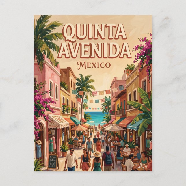 Postal Quinta Avenida México (Anverso)