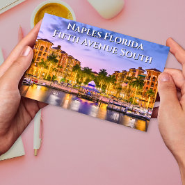 Postal Quinta Avenida Nápoles del Sur - Florida Postcard