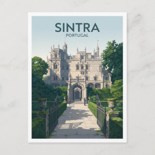 Postal Quinta da Regaleira Sintra Portugal Recuerdo