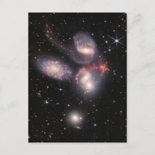 Postal Quinteto del telescopio espacial JWST James Webb S