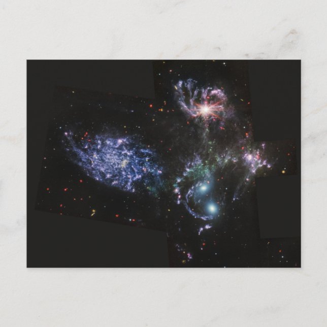 Postal Quinteto del telescopio espacial JWST James Webb S (Anverso)