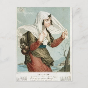 Postal Quinto mes pluvioso del Partido Republicano