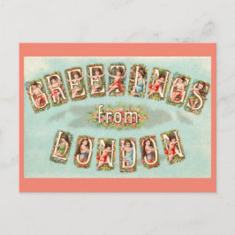 Postal Quirky Vintage Postcard From  London 