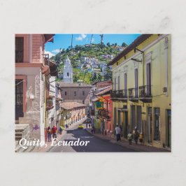 Postal Quito, centro histórico de Ecuador