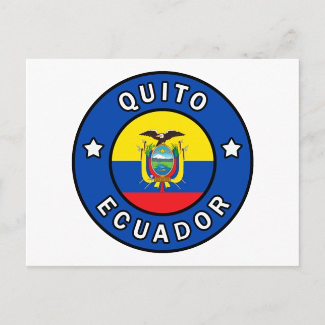 Postal Quito Ecuador (Anverso)