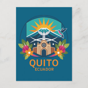 Postal Quito Ecuador América del Sur