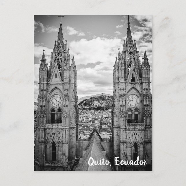 Postal Quito, Ecuador Basílica del Voto Nacional (Anverso)
