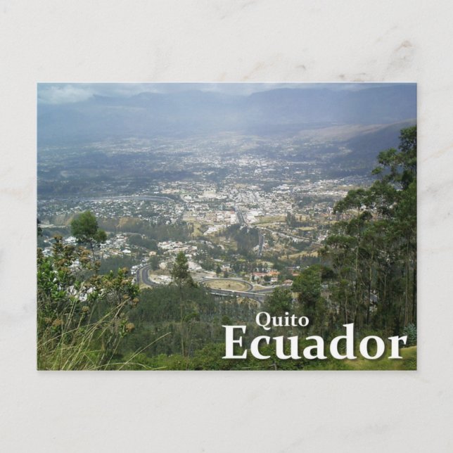 Postal Quito, Ecuador del Parque Metropolitano (Anverso)
