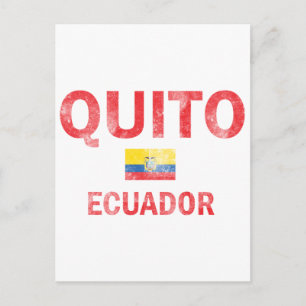 Postal Quito Ecuador diseña