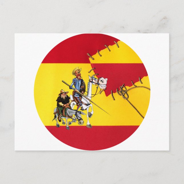 Postal @QUIXOTEdotTV (Anverso)