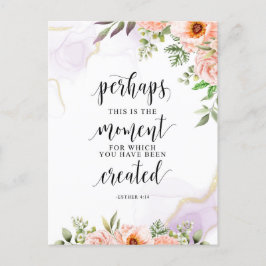 Postal Quizás Este Es El Momento, Ester 4:14