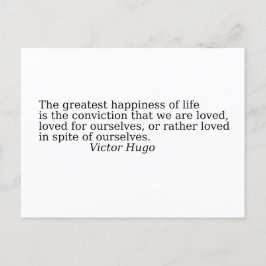 Postal Quote about life