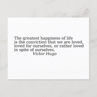 Postal Quote about life