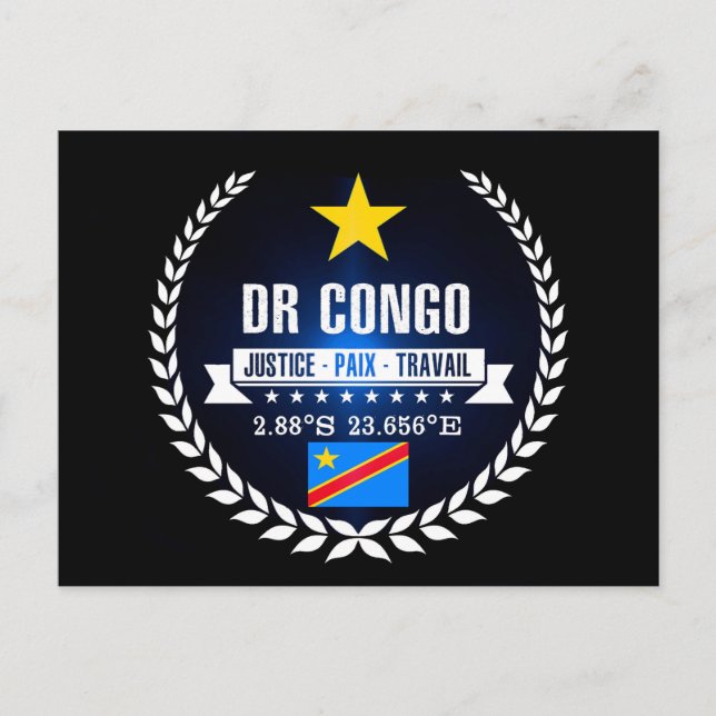 Postal R.D. Congo (Anverso)