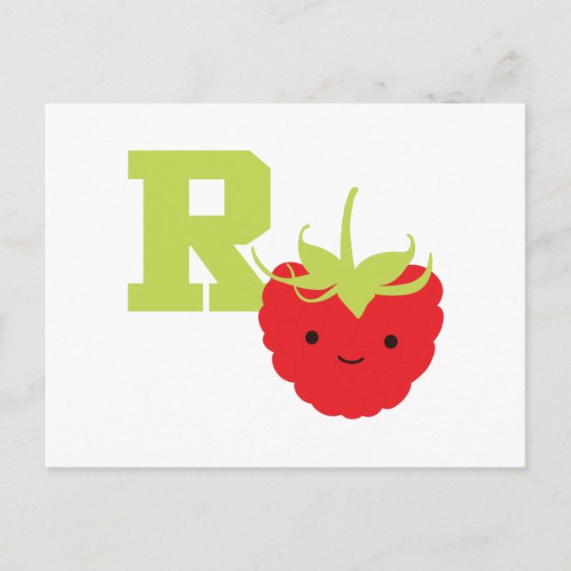 Postal R es para Raspberry (Anverso)