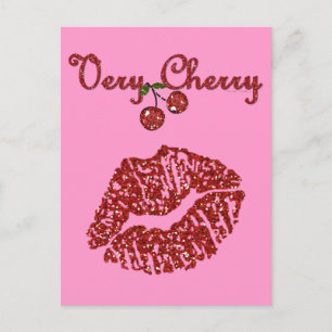 Postal RAB Rockabilly Very Cherry Kiss