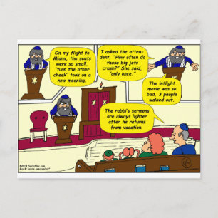 Postal Rabbi personalizado de Vacaciones