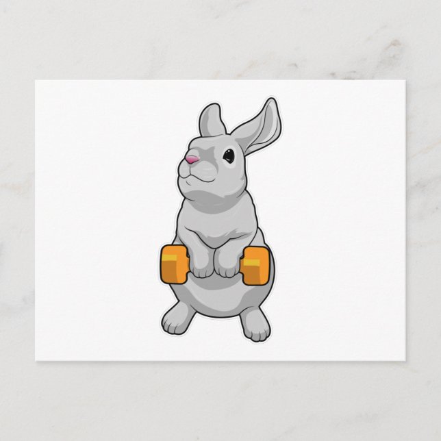 Postal Rabbit Fitness Dumbbell (Anverso)