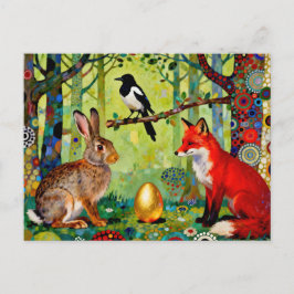 Postal Rabbit, Magpie, Fox and “The Forest’s Secret”