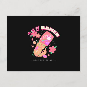 Postal Rabbit Ramen - Mejor Disfruto Caliente