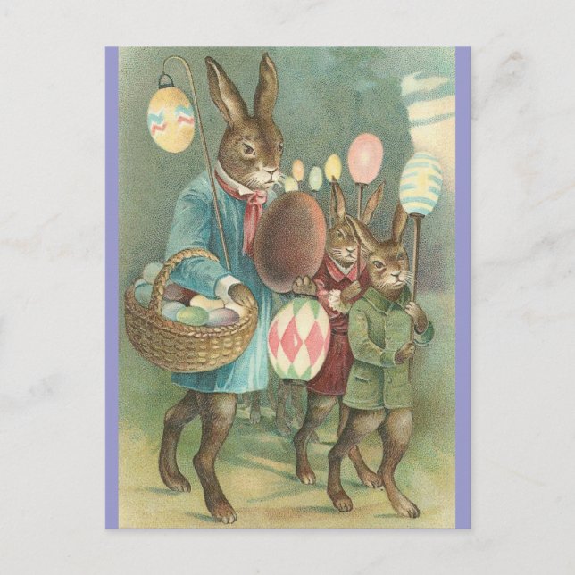 Postal Rabits Night Out (Anverso)