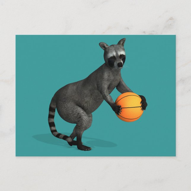 Postal Raccoon (Anverso)