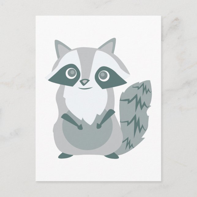 Postal Raccoon (Anverso)