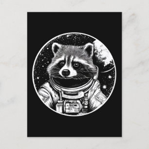 Postal Raccoon astronauta