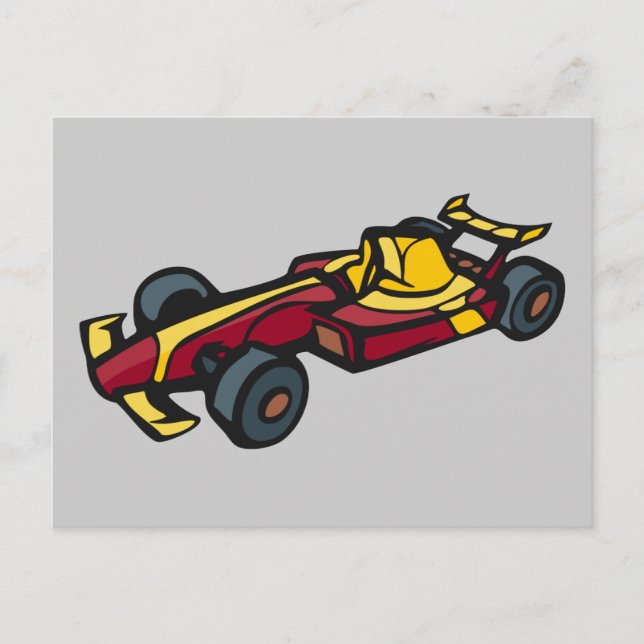 Postal Race Car (Anverso)