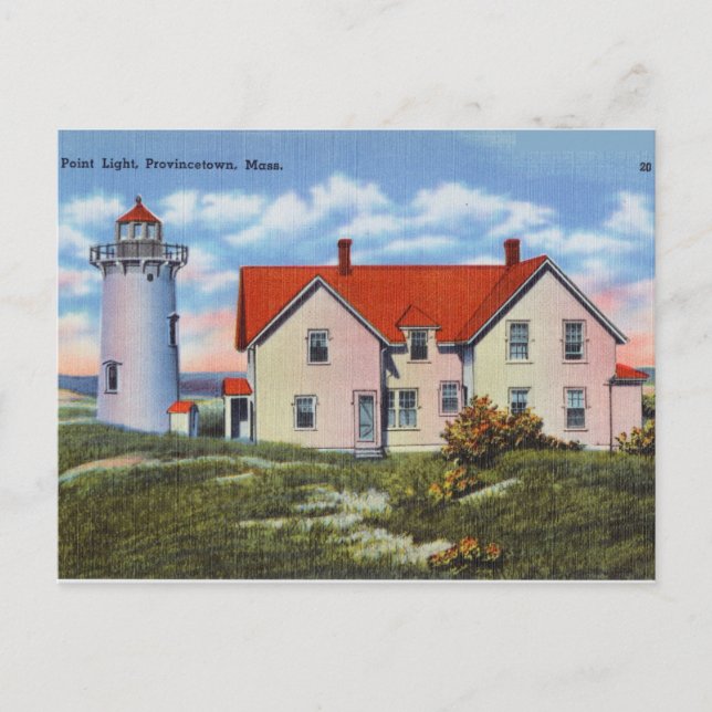 Postal Race Point Light, Provincetown, Massachusetts (Anverso)