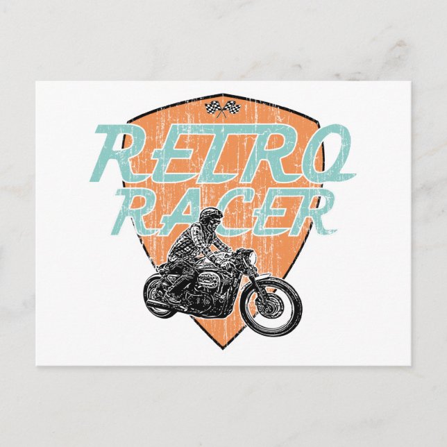 Postal Racer retro (Anverso)