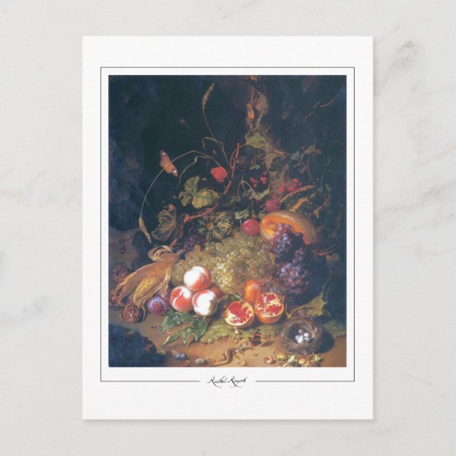 Postal Rachel Ruysch #2 - Postcard Bella Artes (Anverso)