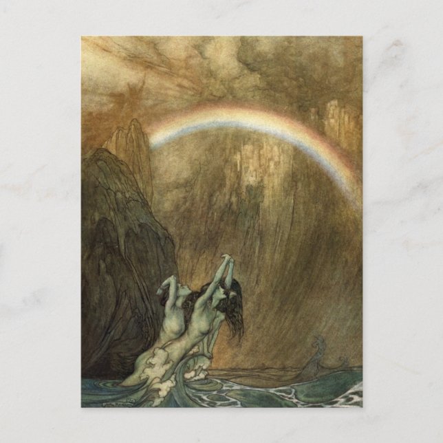 Postal Rackham's Valkyrie (Anverso)