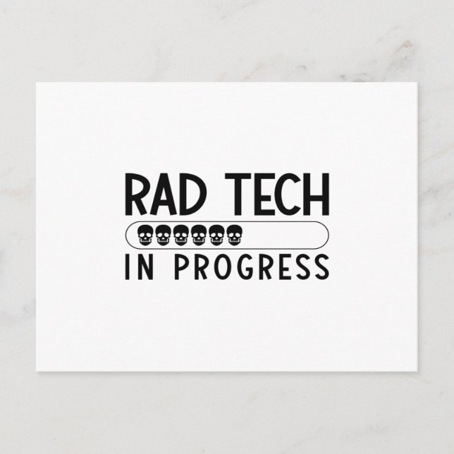 Postal Rad Tech In Progress Radiology Tech Technologist (Anverso)