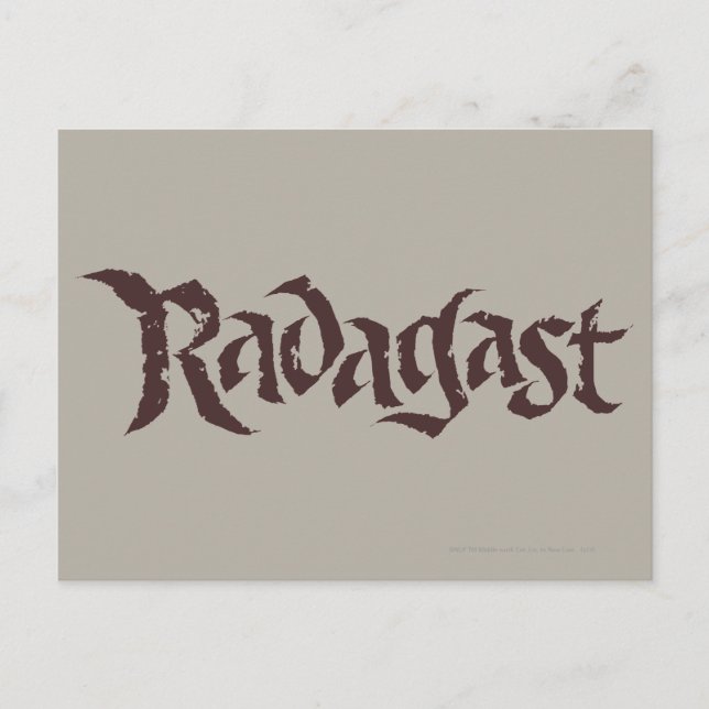 Postal RADAGAST™ Name Solid (Anverso)