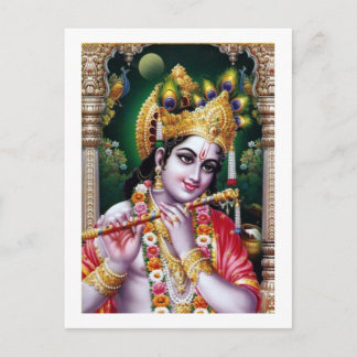 Postal Radha KRISHNA por amor, paz y prosperidad