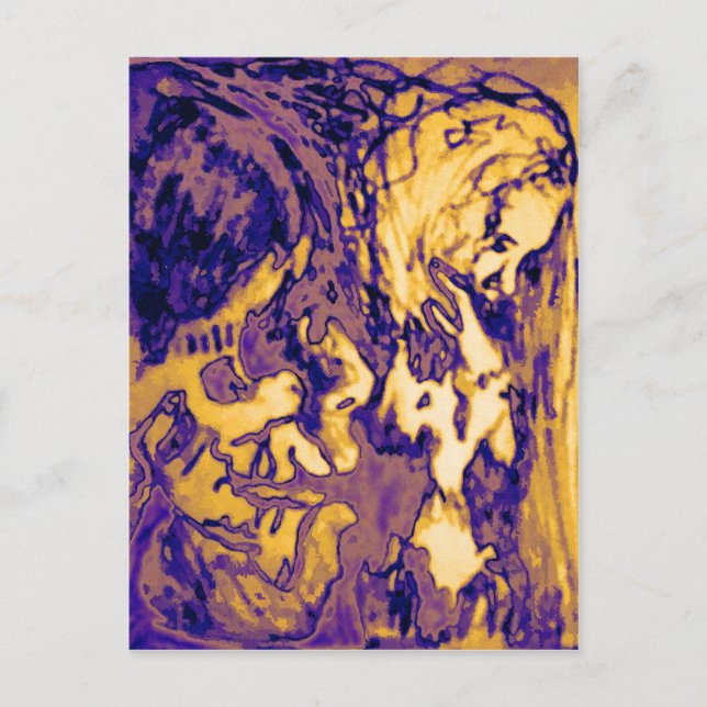 Postal radiación electromagnética (Anverso)