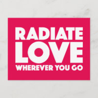 Radiar el amor dondequiera que te pongas blanco en