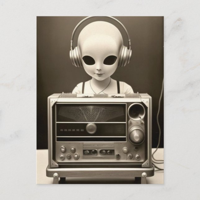 Postal Radio Alien (Anverso)