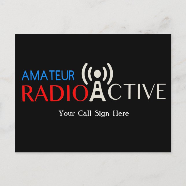 Postal Radio Amateur Activo (Anverso)