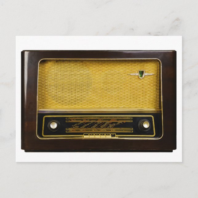 Postal radio antigua (Anverso)