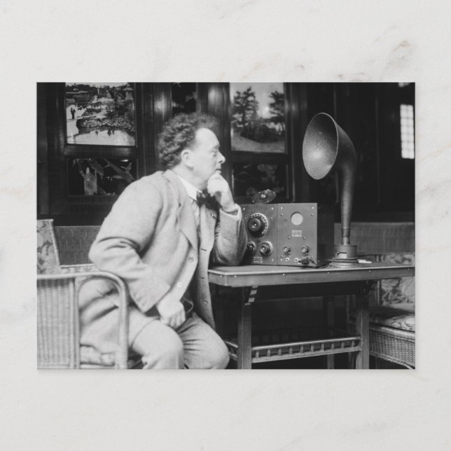 Postal Radio antigua, principios del siglo XX (Anverso)