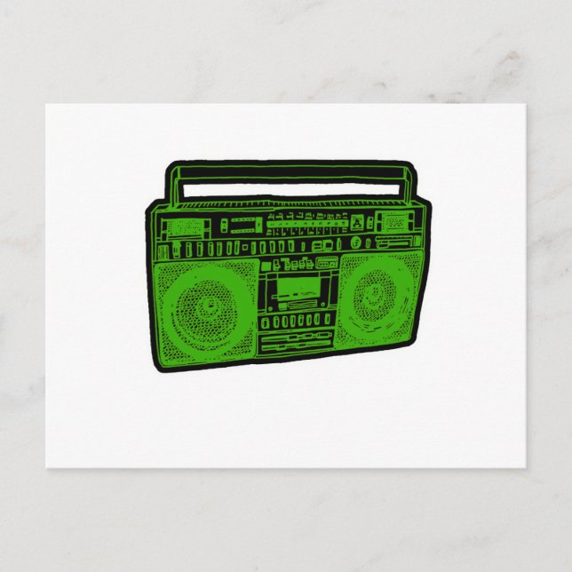 Postal radio boombox ghetto blaster (Anverso)