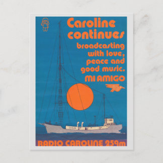 Postal Radio Caroline 259 - Barco Mi Amigo