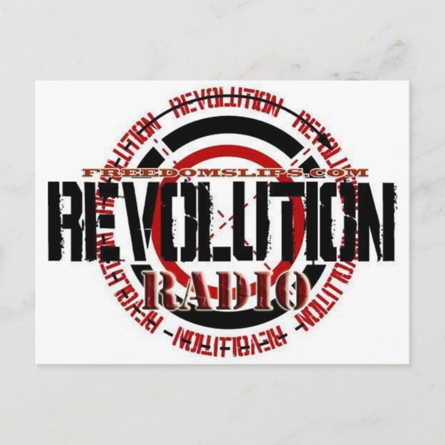 Postal Radio de revolución (Anverso)