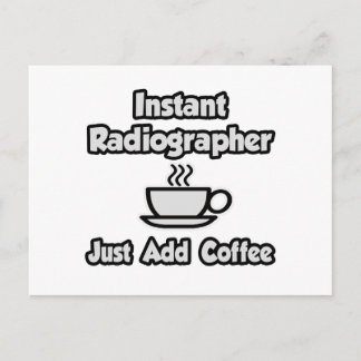Postal Radiógrafo instantáneo. Añadir café